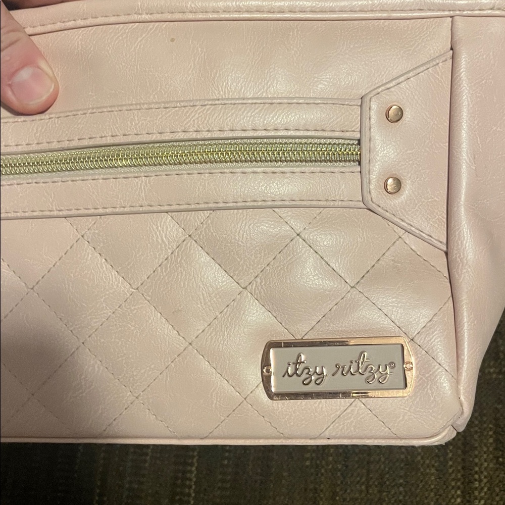 Itzy, Rittz Stroller purse, bag, blush, pink Quilted Bag - Picture 4 of 4